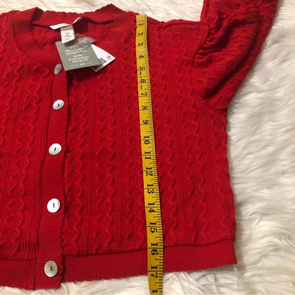 H&M puffed sleeve sweater medium - Picture 8 of 9